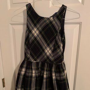Polo Plaid dress Black and Grey